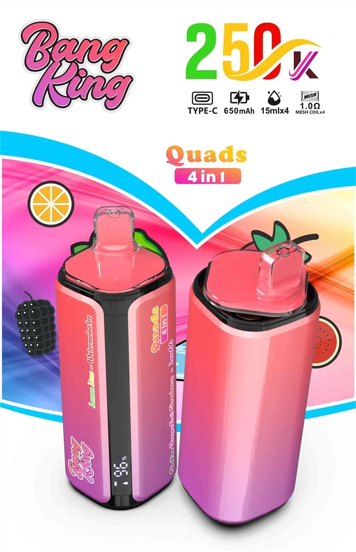 Bang King 250K puf bar 4 in1 vaping