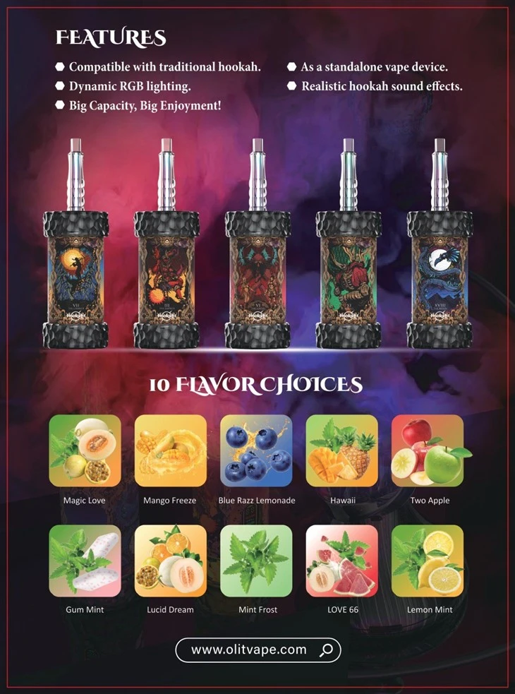 Shisha Hookalit-MEGA 200K 150K PUFFS